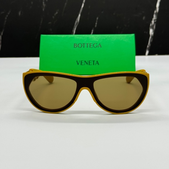 NEW BV1234S 003 BOTTEGA VENETA YELLOW BROW UNISEX SUNGLASSES main image 10
